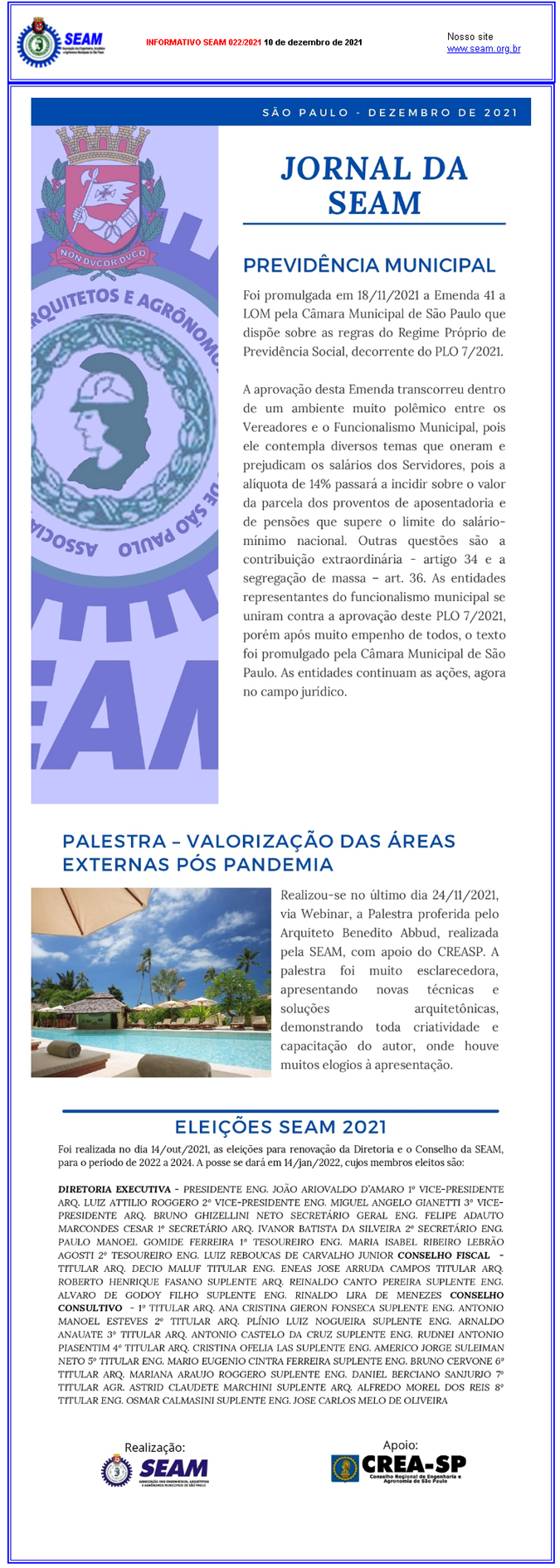 022 – Jornal da SEAM
