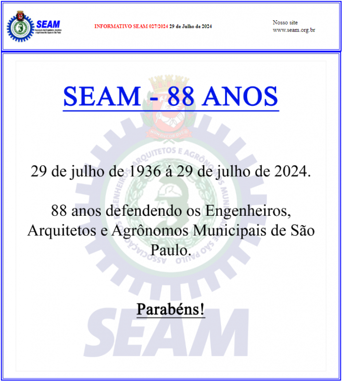 027 – Aniversario SEAM